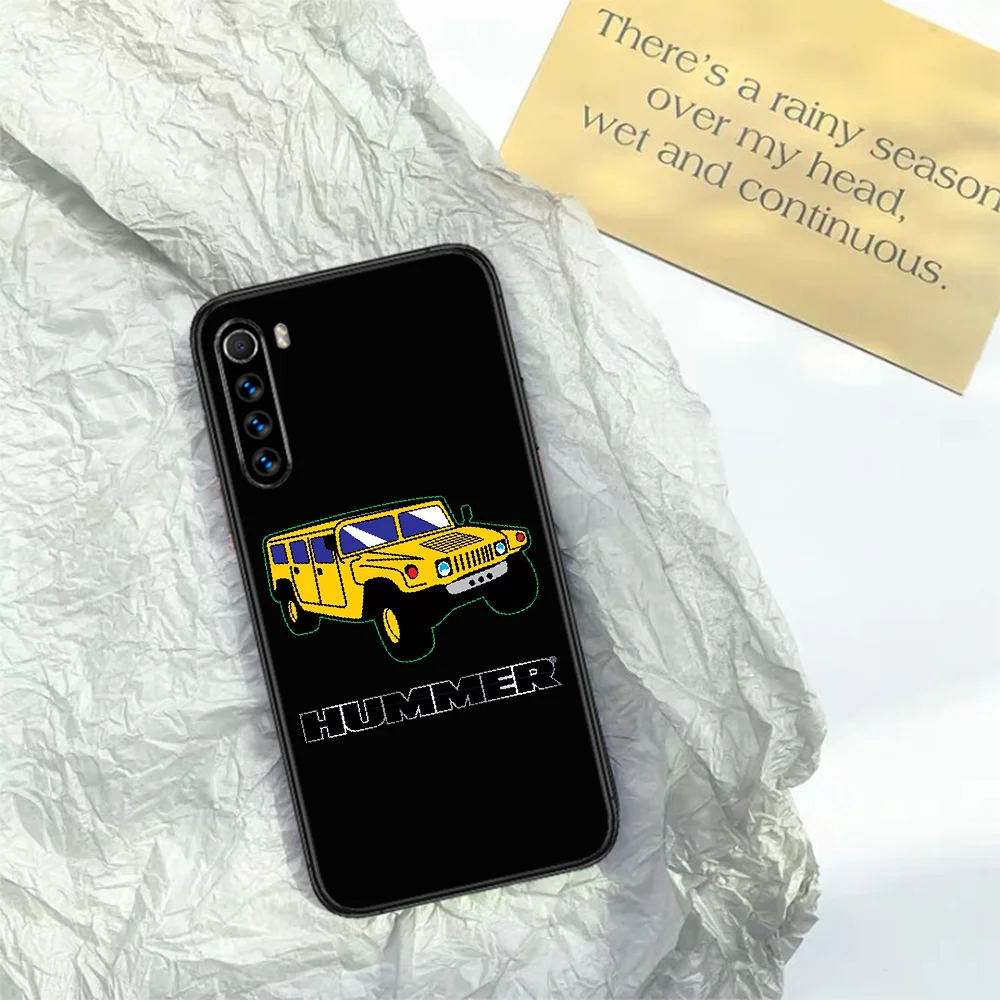 

Hummers logo Phone Case For XIAOMI Redmi Note 5 7 8 T 9 6A 7A 8A 9S K 20 30 Pro black Waterproof Painting Funda Pretty Prime 3D