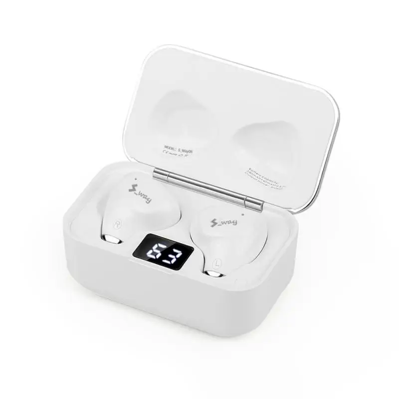 

Bluetooth 5,0 наушники; Беспроводные наушники; Мини-наушники; Спортивные водонепроницаемые стереонаушники с микрофоном и зарядным футляром; Спор...