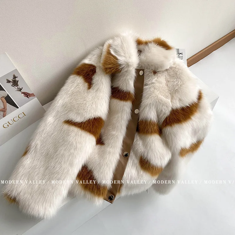 2021 new fashion women's clothing Fur &amp Faux Full Double-faced coats and jackets women | Женская одежда