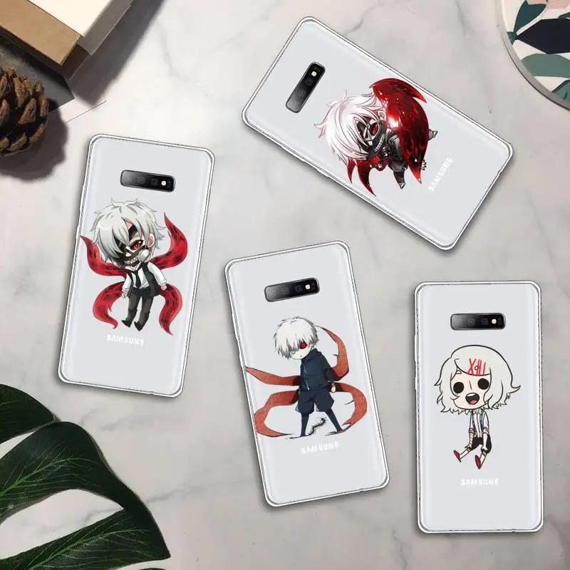 

Tokyo Ghoul japanese anime Phone Case Transparent For Samsung Galaxy A 71 21s S note 8 9 10 plus 20 ultra