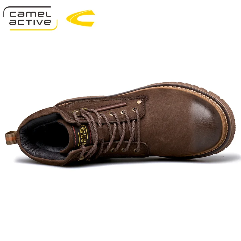 Camel Active новая уличная походная обувь Осень натуральная кожа Нескользящие Дышащие Мягкие Водонепроницаемые альпинистские треккинговые кроссовки