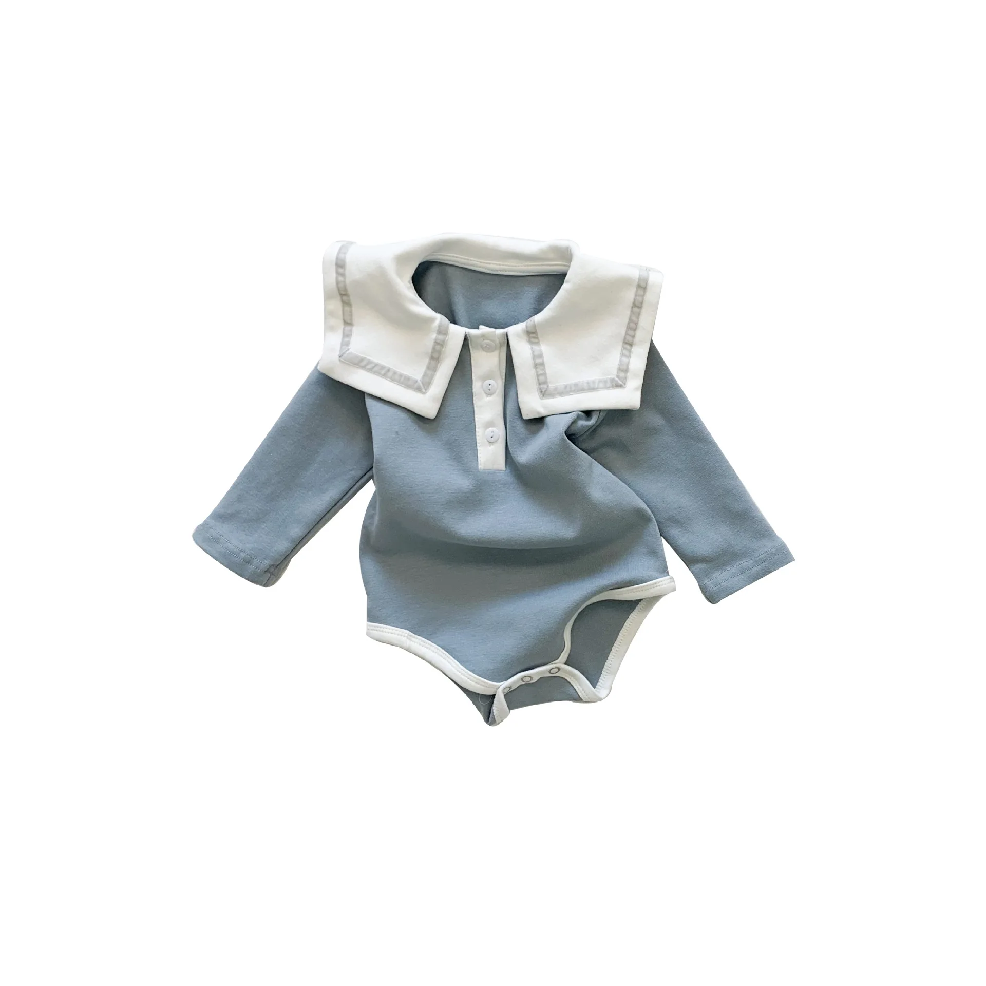 

2021 Spring Baby Cotton Clothes Children Long Sleeve Korean 0-3 Years Old Jumpsuit Girls Romper