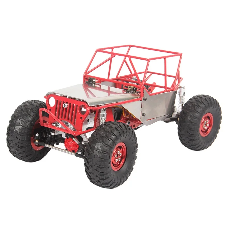 

Детали для 1/16 RC Crawler Car WPL C14 C24, металлические собранные горные Багги Roll труба для клетки, рамка, корпус, шасси