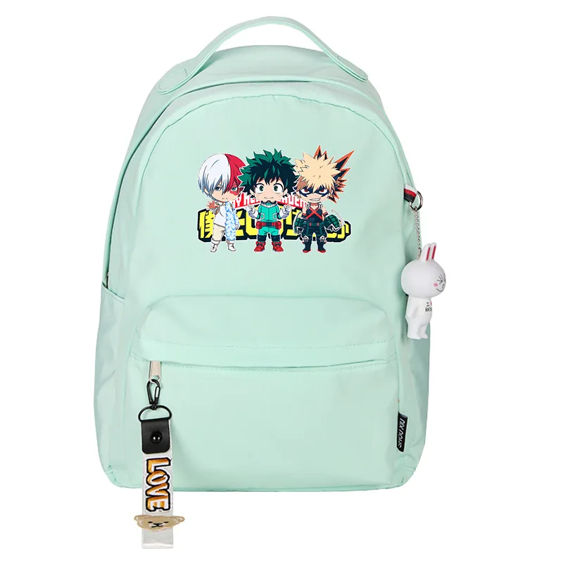 Аниме My Hero academic Midoriya Izuku маскарадный рюкзак с мультипликационным принтом