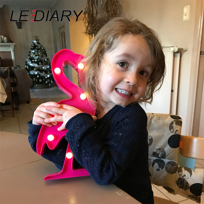 Zmisibo светодиодные животные декорации ночные огни Единорог Лошадь панда Лев енот