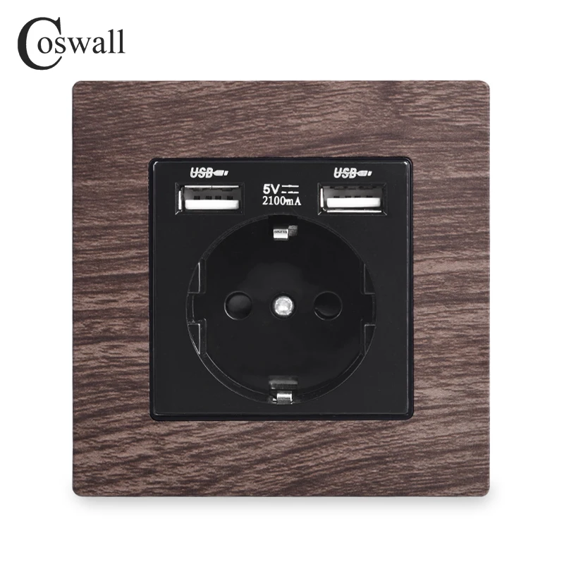 COSWALL 1/2/3/4 Gang 1/2 Way On / Off Кулисный ключ настенный выключатель света с синей