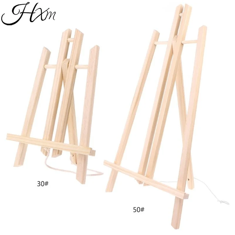 

30/50 cm Wood Easel Advertisement Exhibition Display Shelf Holder Painting Stand