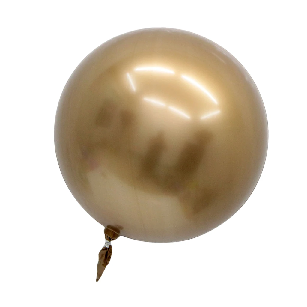 Большие круглые воздушные шары из металлической фольги для свадебного декора 22