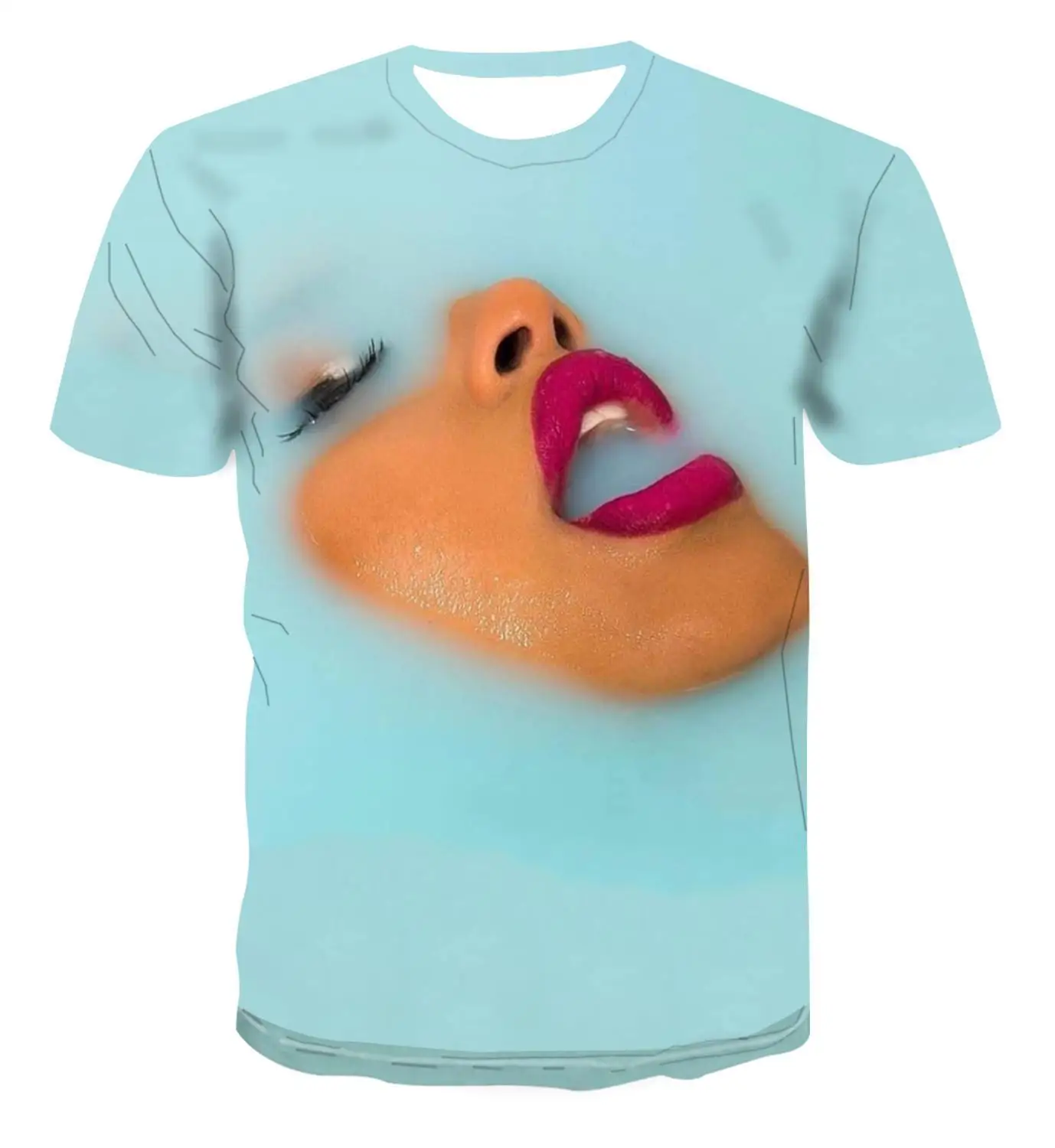 

2021 New 3d Men 'S Creative Art T -Shirt Casual Summer Short Sleeve Round Neck T -Shirt Street Style S -6xl