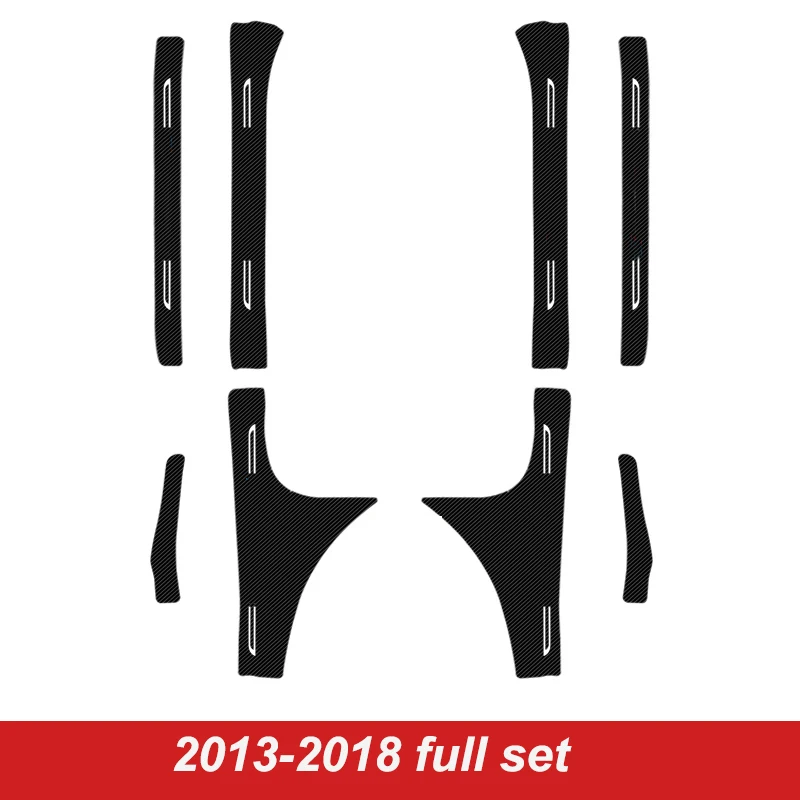 

Lsrtw2017 Fiber Leather Car Sill Sticker Threshold Mat Protector for Subaru Forester Sj Sk 2013-2021 2020 2018 2014 2015 2016