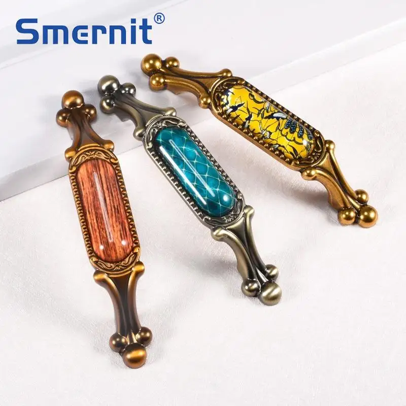 Роскошные элегантные бронзовые ручки для кухонного шкафа и шкафа|Ручка двери| |
