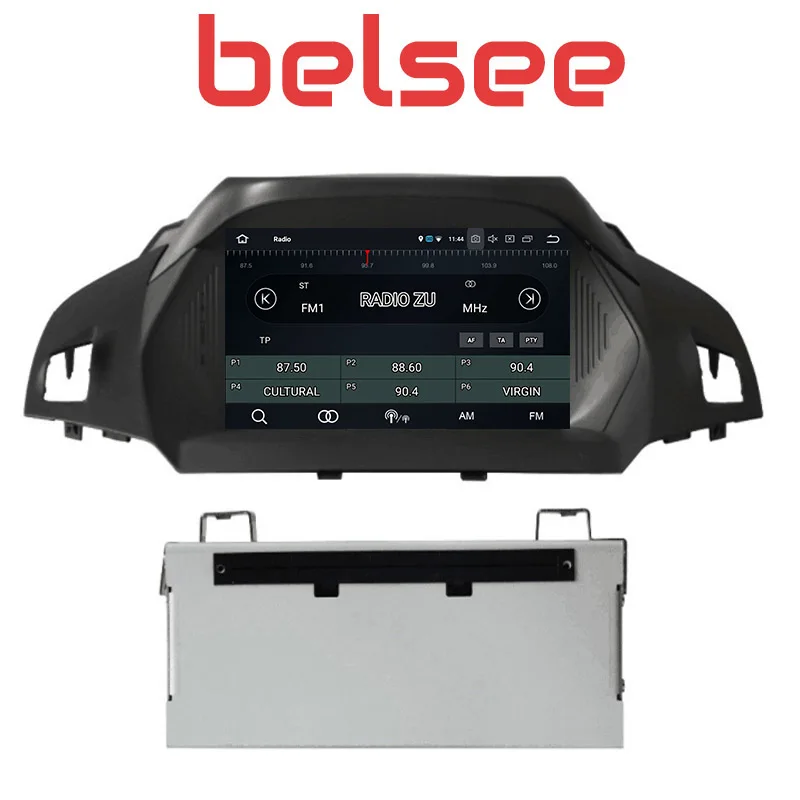Belsee 8 ядерный ОЗУ 4+ 64 ГБ Android 9,0 Автомагнитола мультимедийный dvd-плеер gps Nav для Ford Kuga Escape C-Max 2013