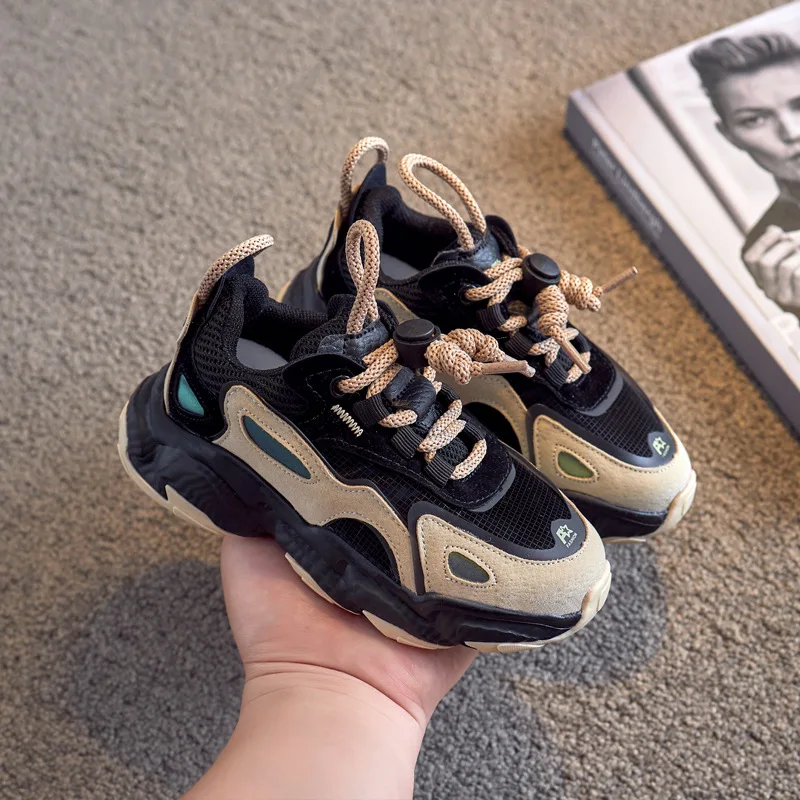 

kids shoes 2022 spring Sports shoes 2021 new boy shoes children's casual shoes breathable running shoes daddy shoes