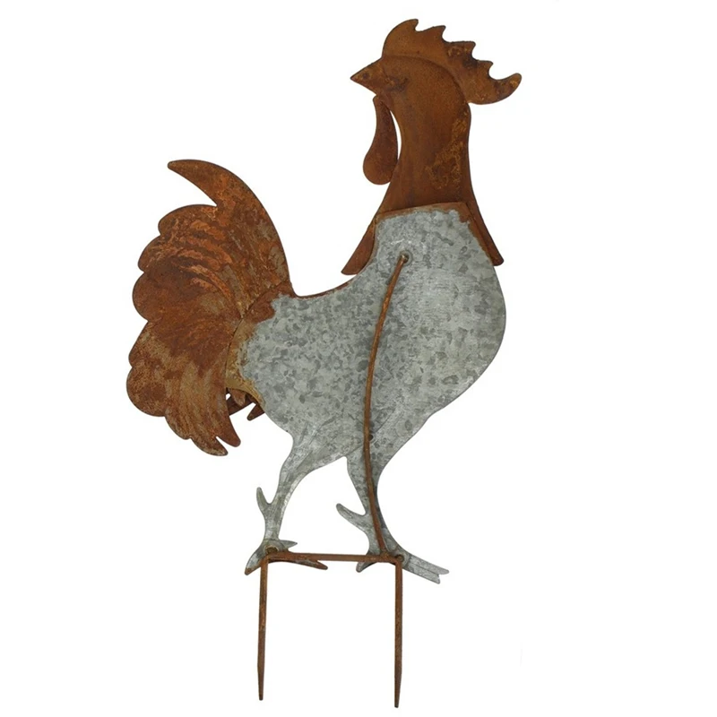 

NEW Cast Iron Large Cock Stent Retro Style Durable for Garden House Lawn Decoration