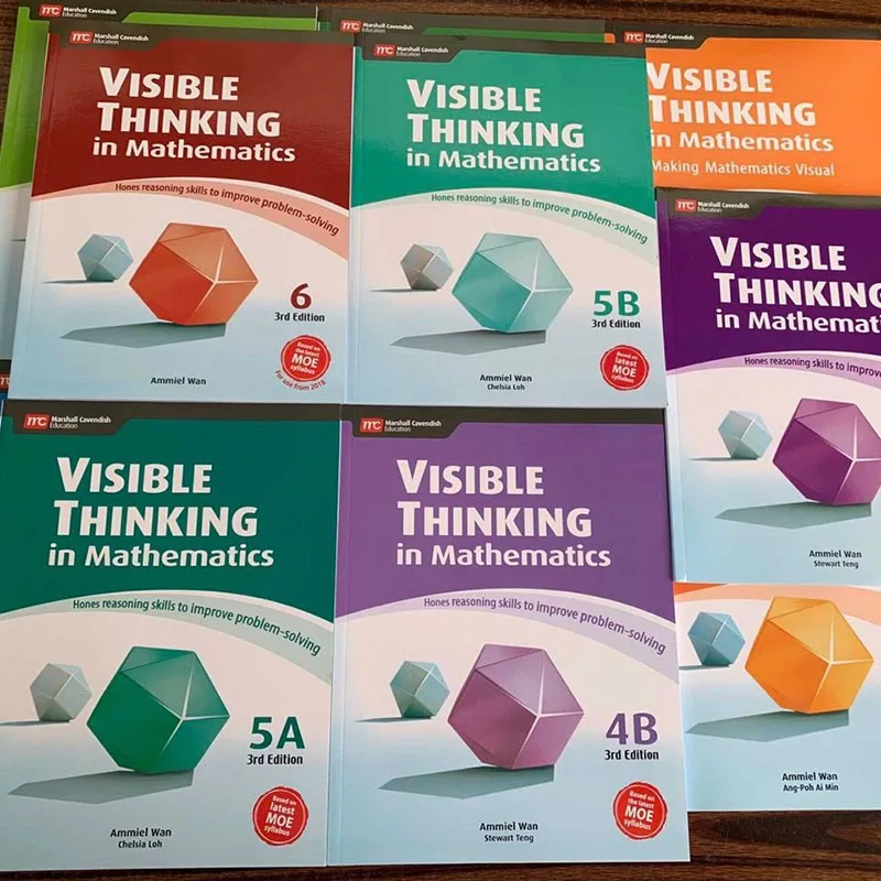 

11 Books/Set SAP Visible Thinking in Math Book Grade 1-6 Children Learn Math Books Singapore Primary School Mathematics Textbook