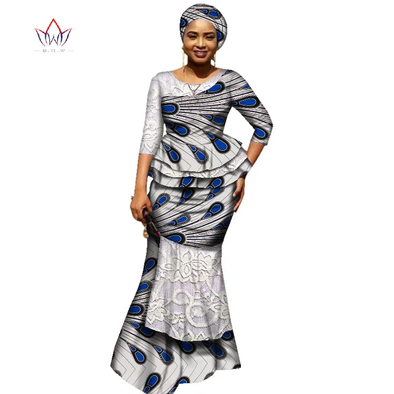 Женское платье в африканском стиле женский топ и юбка индивидуальный