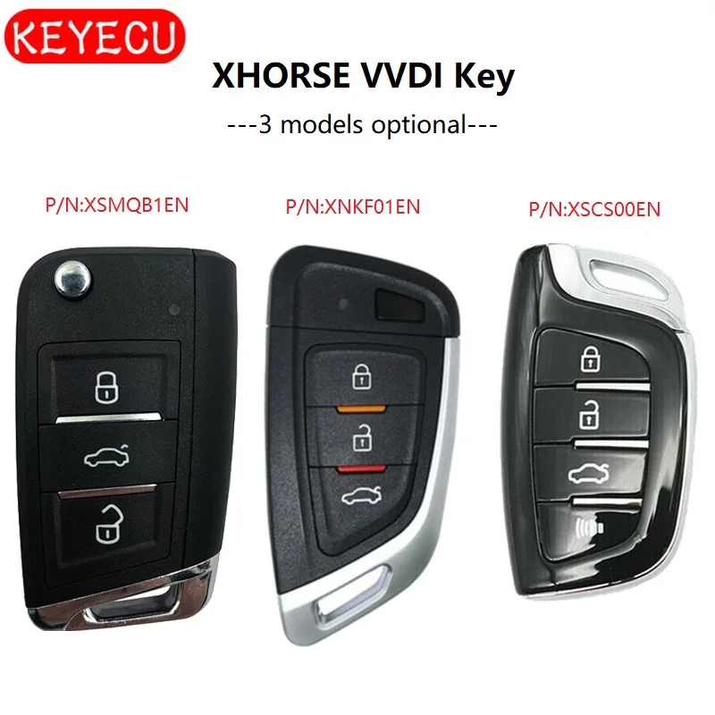 Keyecu XHORSE(английская версия) Универсальный умный Бесконтактный автомобильный брелок для ключей VVDI, VVDI мини ключ инструмент VVDI2