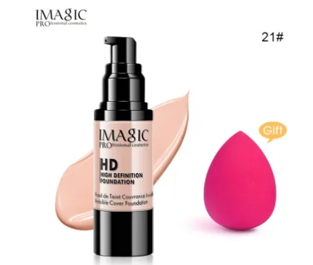IMAGIC отбеливающий увлажняющий HD Жидкий тональный крем Highlight Shadow Makeup Cosmetic
