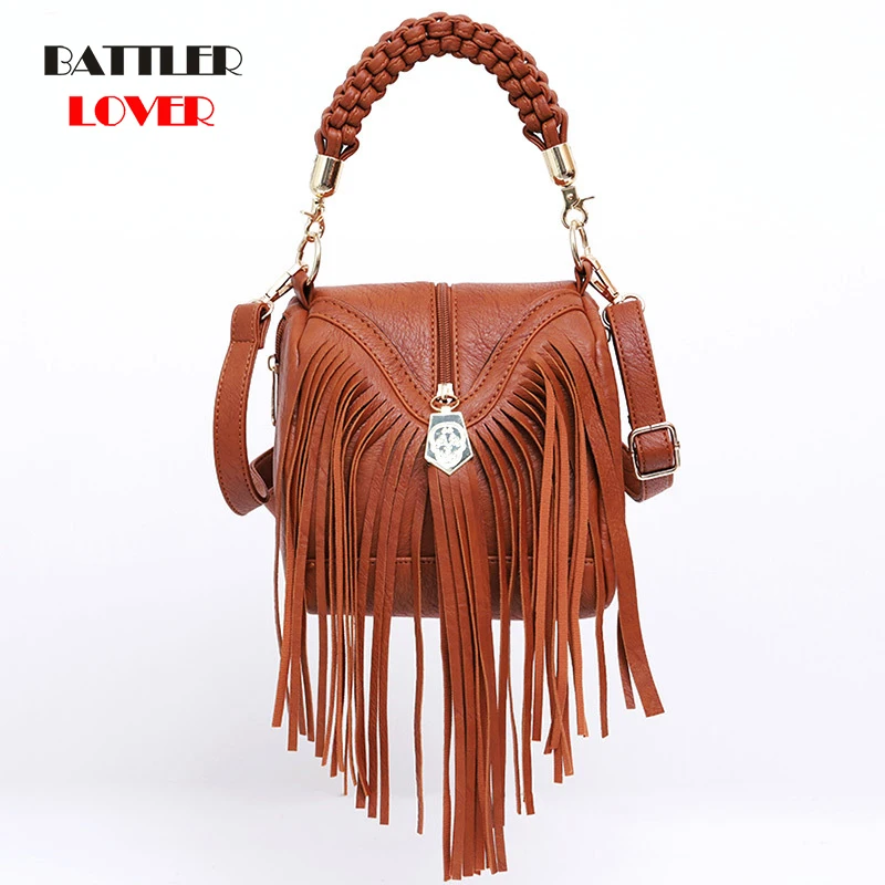 

New Women Shoulder Messenger Bag Ladies Casual Trendy Crossbody Hand Bags Female Vintage Tassel Envelope Bag Fashion Girls