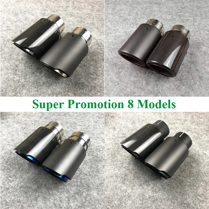 Одна деталь универсальный для Akrapovic синий 304 Нержавеющая сталь и блестящими