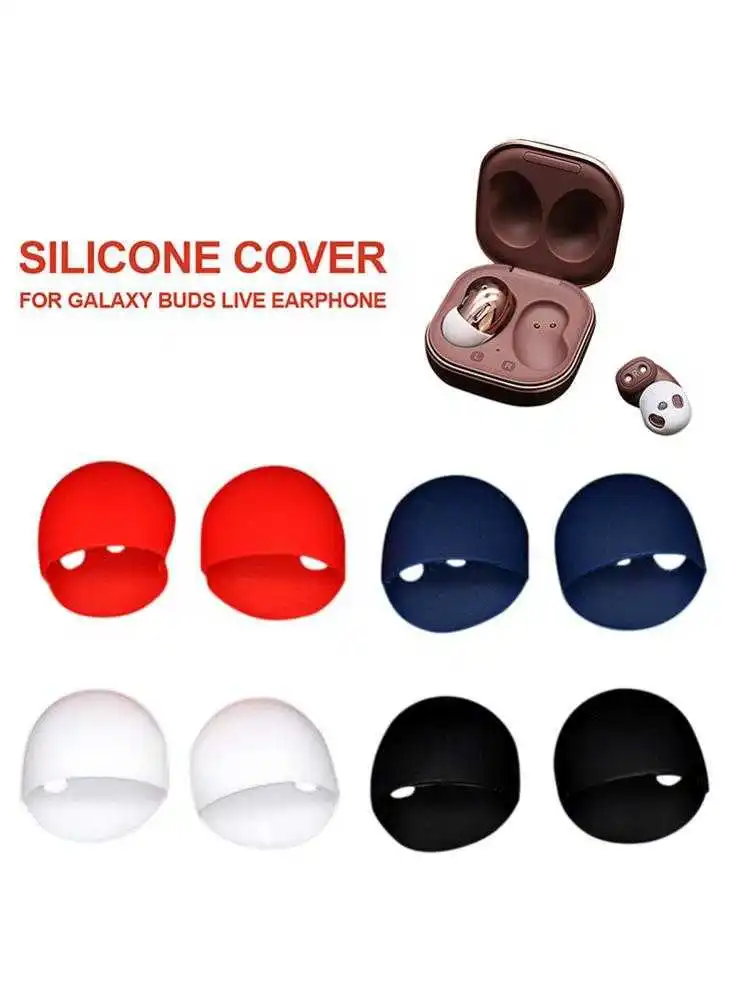 

Soft Silicone Ear Tips For Samsung Galaxy Buds Live Wireless Earphone Buds Live Sleeve Eartips Earbuds Cover Caps Accessories
