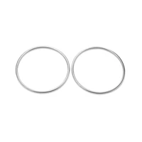 10pcs stainless steel earring charm circle hoop connector 15mm 25mm 40mm link o ring jewelry making diy earring jewelry finding