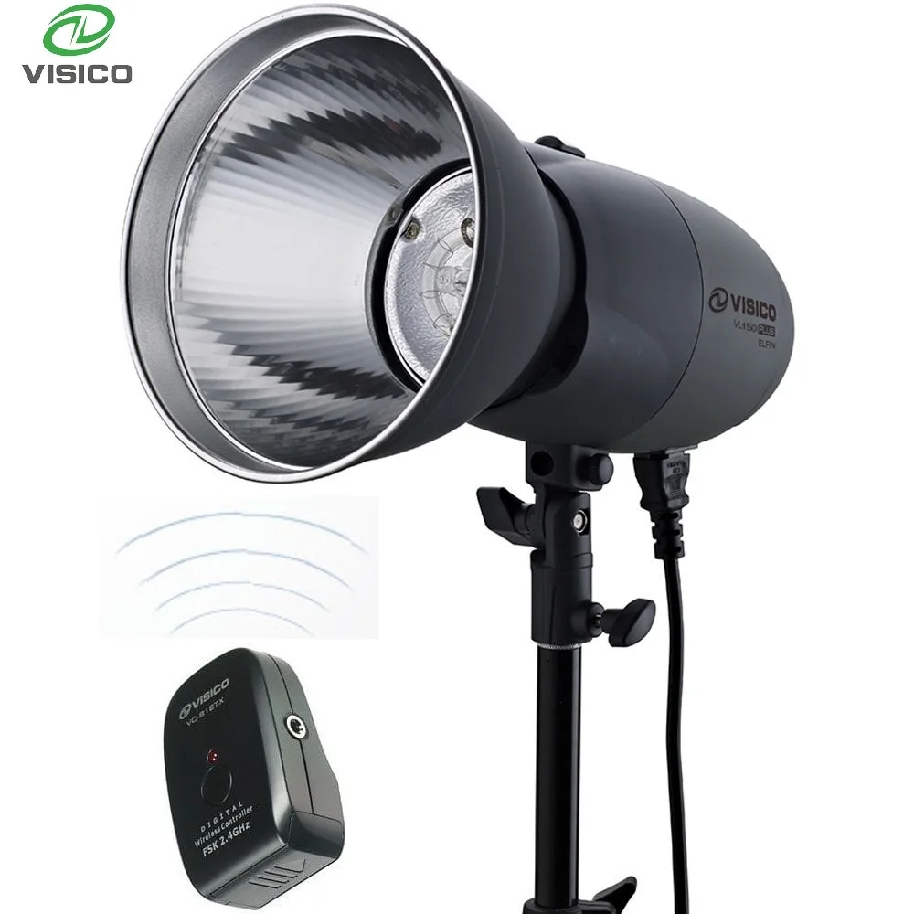 Visico 200Ws Mini Studio Flash Light VL-200 Plus 2 4 ГГц беспроводное крепление Bowens с дистанционным VC-816TX
