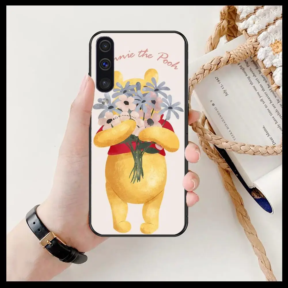 Yellow Winnie Bear Phone cover hull For SamSung Galaxy S8 S9 S10E S20 S21 S5 S30 Plus fe 5G Lite Ultra black soft case | Мобильные
