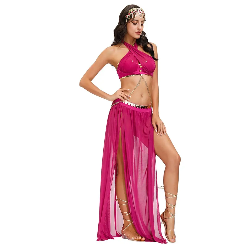 Belly Dance Costume Set women Skirt Oriental Bollywood Women Egyptian Egypt Indian Clothes Anime accessories | Тематическая одежда