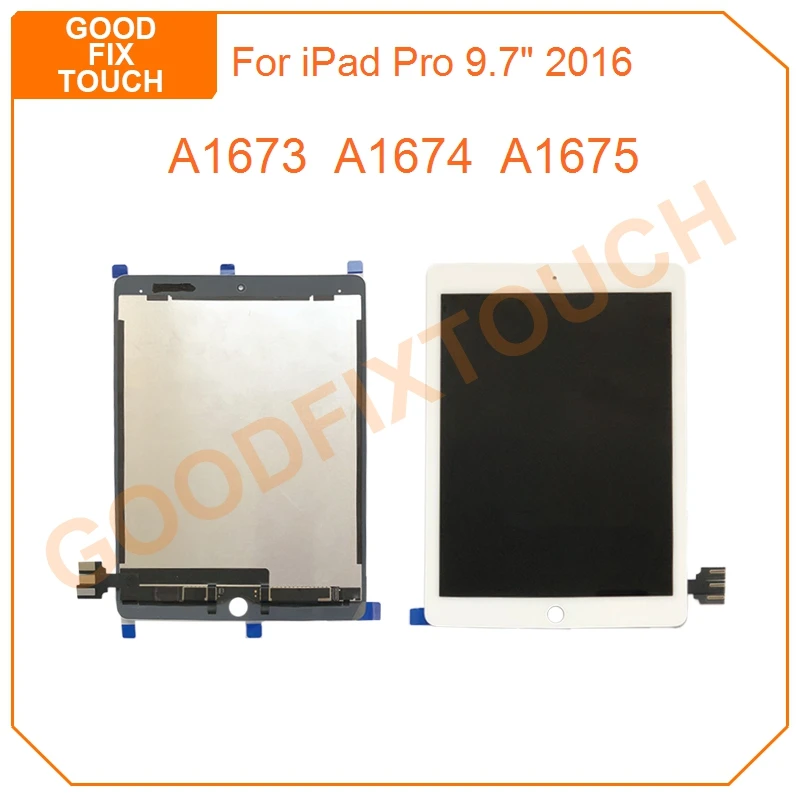 Pantalla LCD AAA + para iPad Pro 9,7, A1673, A1674, A1675, montaje de digitalizador con pantalla t&aacute;ctil, piezas de repuesto para iPad Pro 2016, 9,7"-1
