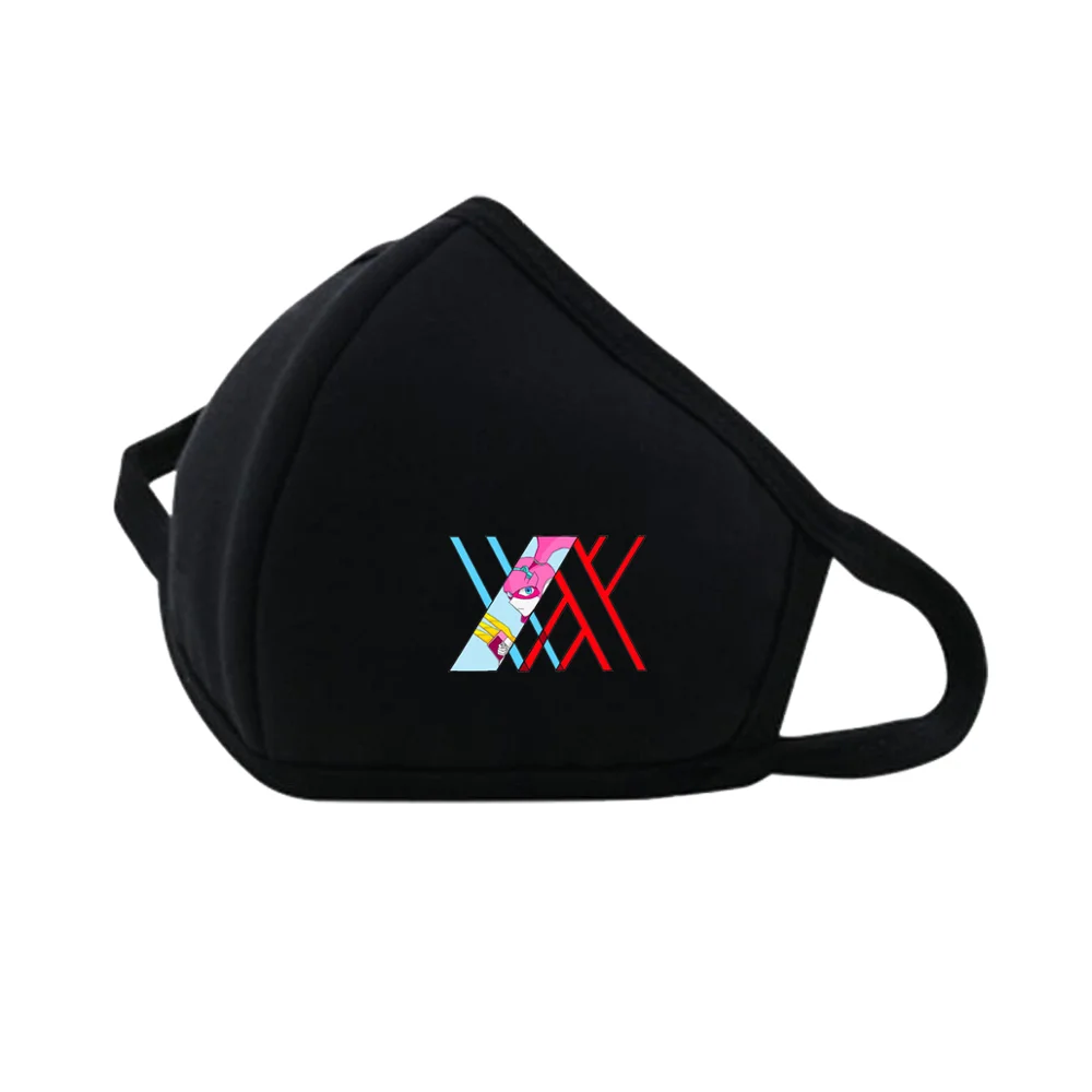 

DARLING in the FRANXX anime lovelive Washable Cotton Mouth Mask face breathing Mask Dust-proof women men Dust-proof face mask
