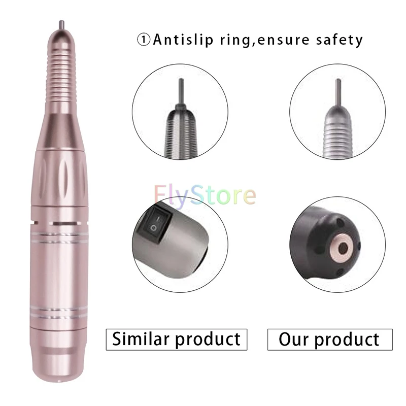 Электрическая профессиональная дрель для ногтей ручка пилка шлифовальная
