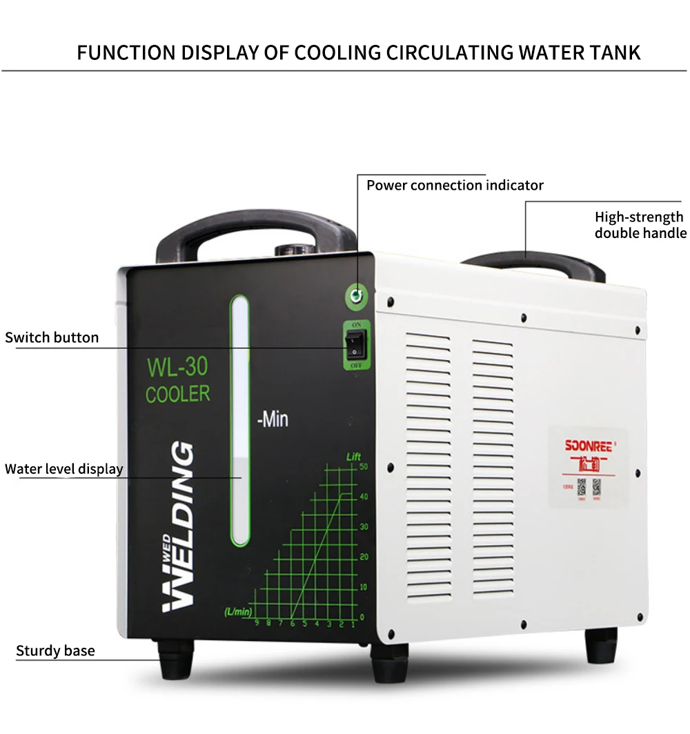 

Аппарат для аргоновой дуговой сварки Songle, аппарат для плазменной резки, аппарат для точечной сварки 20 л, резервуар для охлаждения циркулиру...