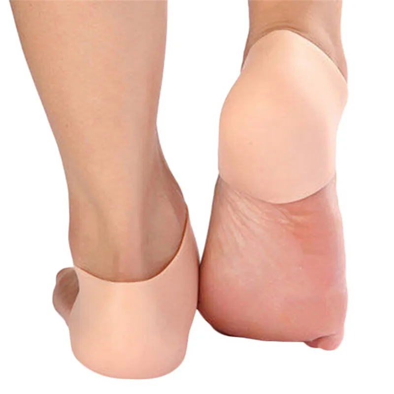 

Силиконовые носки для ухода за ногами, Увлажняющие гелевые, для пяток, с трещинами на стопе, защита и уход за кожей, 1 пара, 10 см х 9 см (3,93 х 3,54 д...