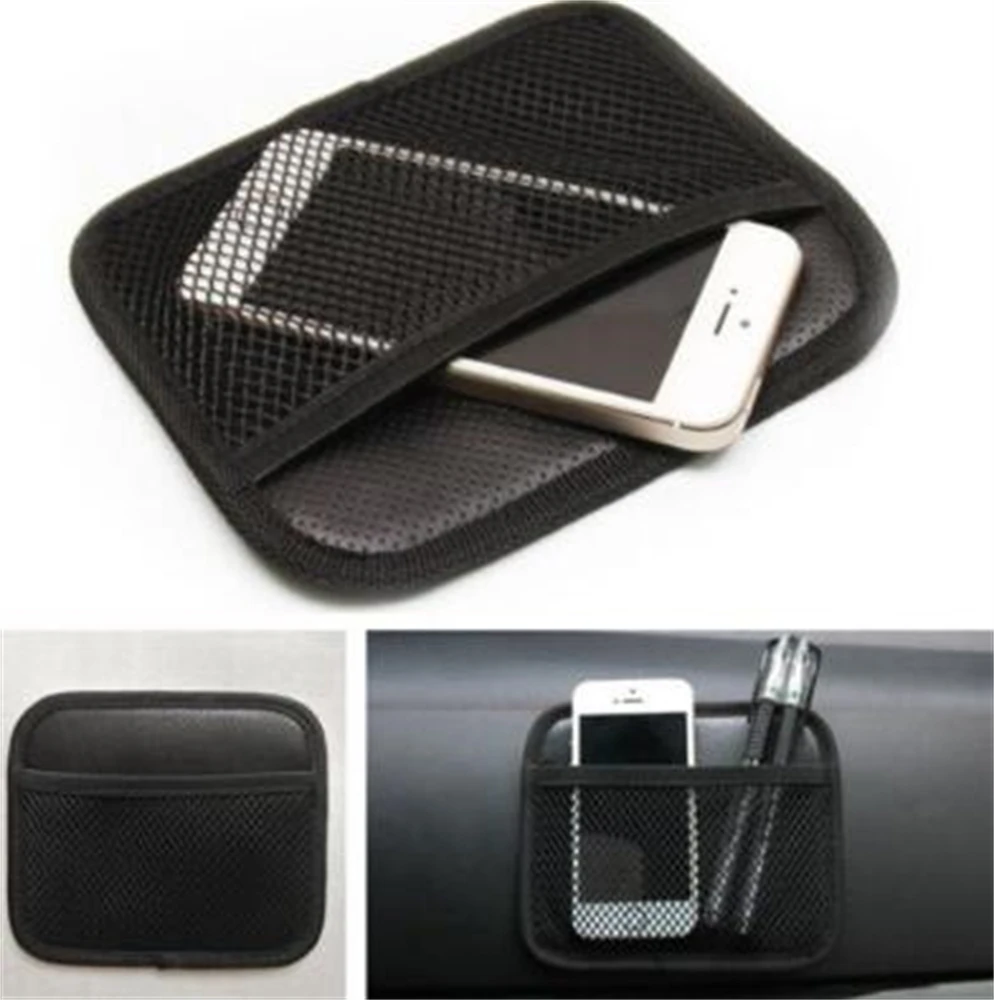 

Автомобильная Сетчатая Сумка для хранения, держатель для телефона, карманный органайзер