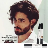 hot 1pcs men beard growth pen hair sideburn facial beard enhancer nourishing repair shape growth pen beard shaping styling tools
