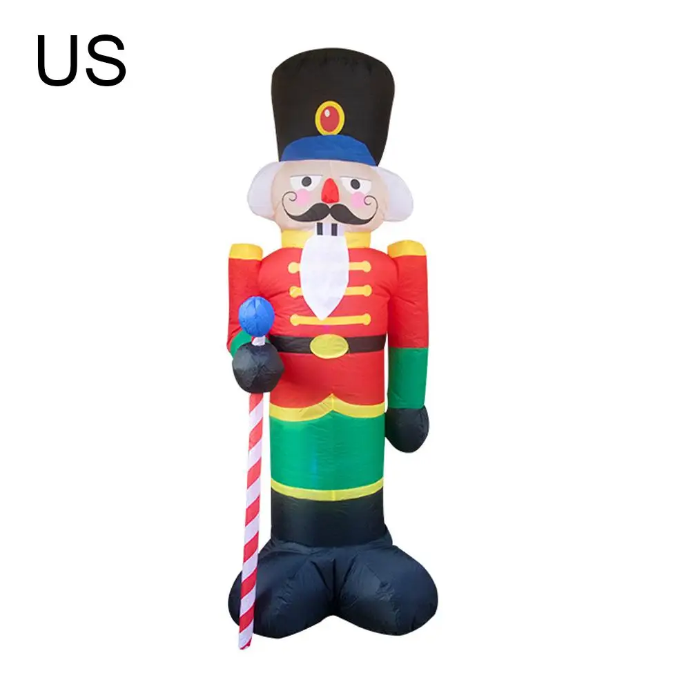 Надувная Фигурка Санта Клауса солдата носветильник садовые игрушки