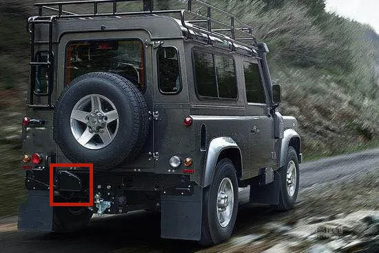 

4X4 car exterior accessories body parts steel iron rear door footstep tailgate steps fit for landrover defender