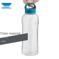 water cup plastic large capacity outdoor tumbler portable clear travel exercise kettle
