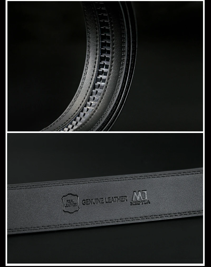 MEDYLA New Automatic buckle men belts fashion business belt Famous brand luxury belts for men leather 3.0cm