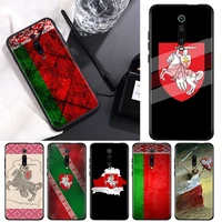 silicone black cover belarus flag for xiaomi redmi k40 k30i k30t k30s k20 10x go s2 y2 pro ultra phone case