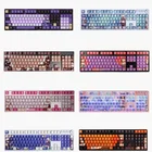 Игровая клавиатура Genshin Impact Diona Keycap Keqing Keli Hutao, механическая Бесшумная клавиатура с беспроводной светильник кой для косплея PBT