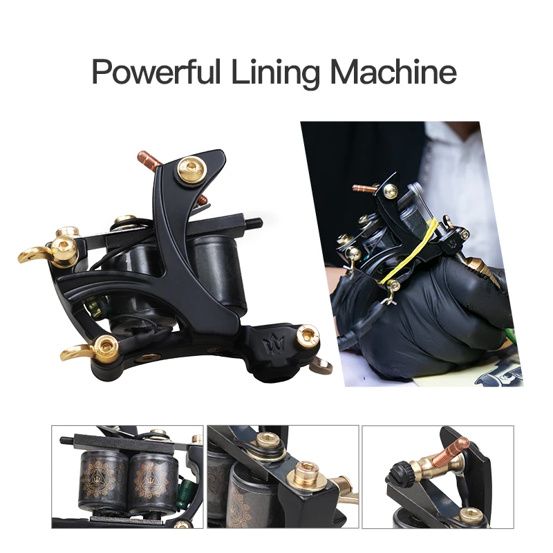 Топ Бесплатная доставка полный набор для татуировки роторная машина катушки