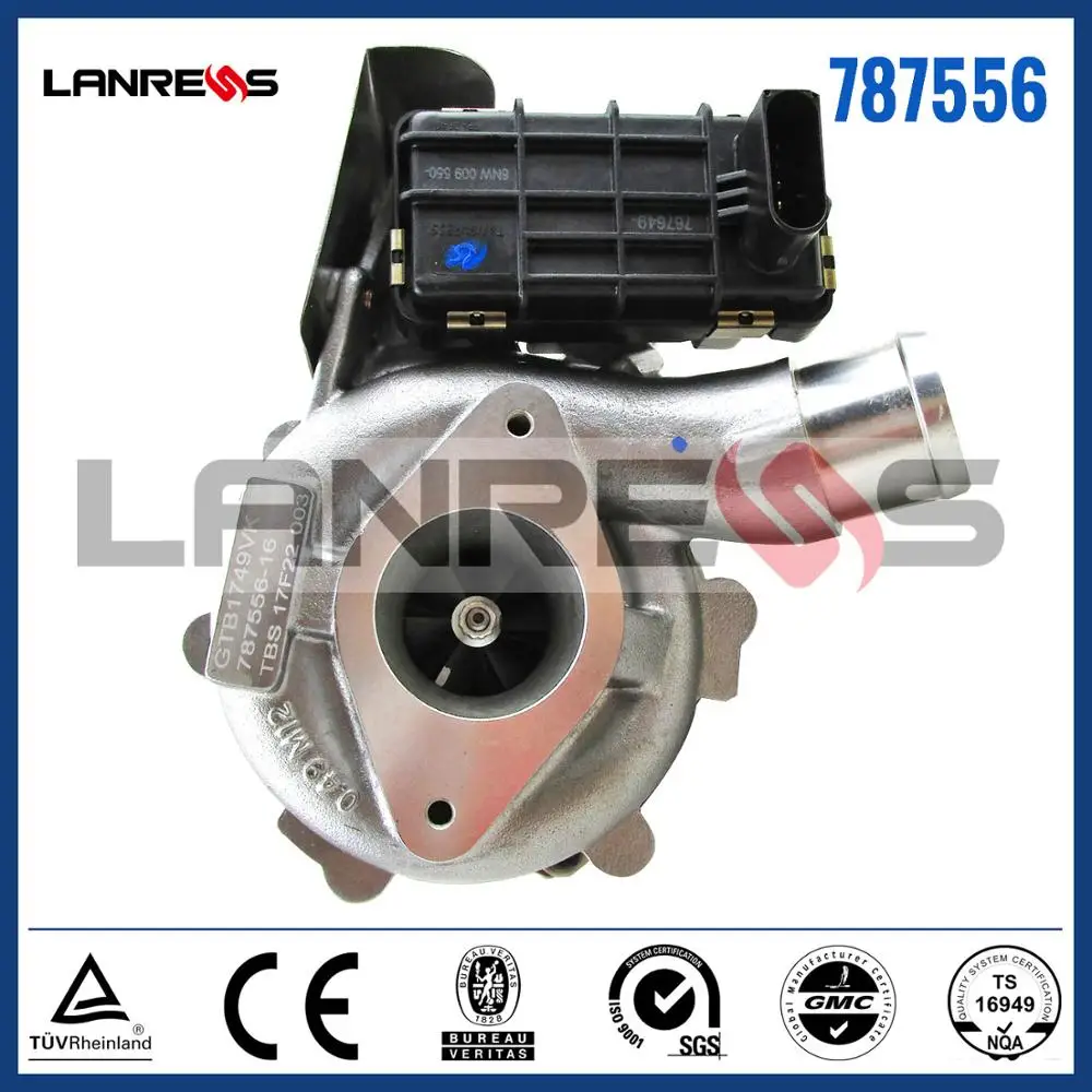 Turbocharger Ford Gtb1749vk Duratorq Tdci Euro 5 787556-0015 787556-0016 BK3Q6K682PB