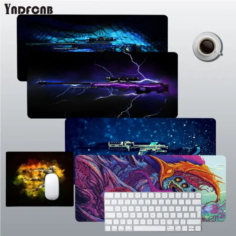 

YNDFCNB CSGO Top Quality Gamer Speed Mice Retail Small Rubber Mousepad Size for mouse pad Keyboard Deak Mat for Cs Go LOL