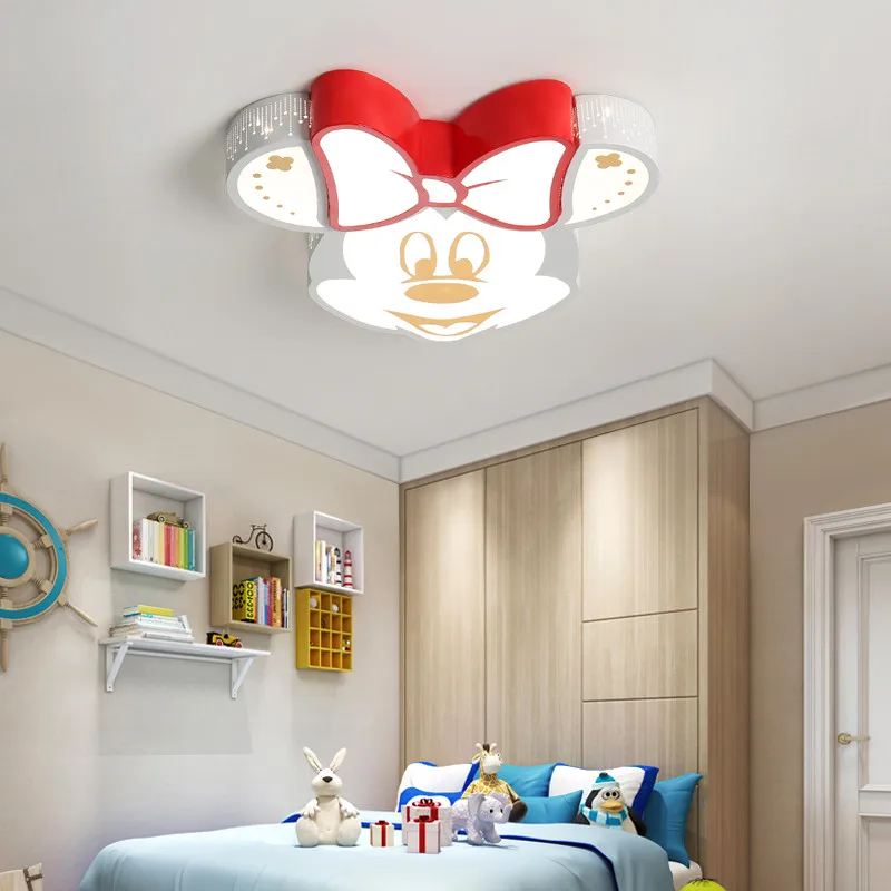 Lámpara Led de dibujos animados para habitación de niños, lámpara de techo para dormitorio infantil, lámpara para niños