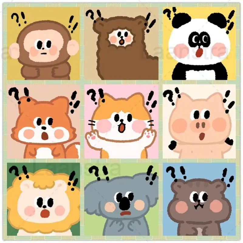 

5D DIY Diamond Embroidered Cartoon Animal Painting Curious Mosaic Picture Rhinestone Full Square/Round Drill Diamond Painting
