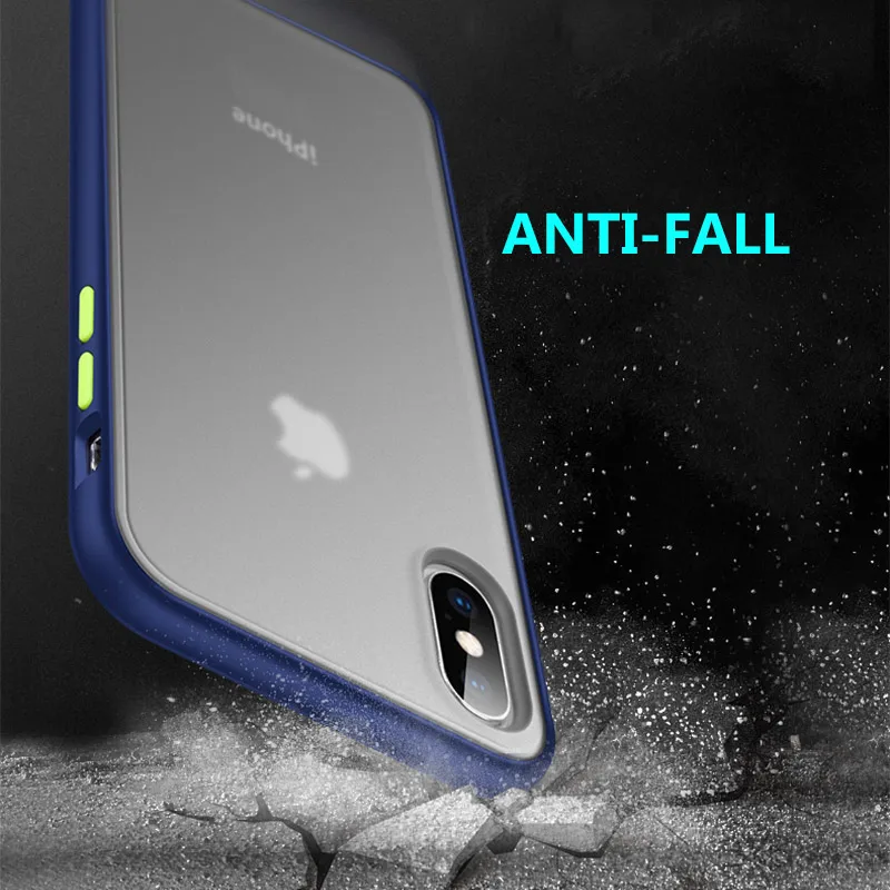 KKREFF противоударный прозрачный Гибридный Силиконовый чехол для телефона iPhone X XS XR
