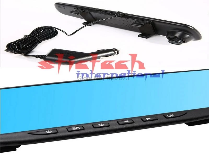 Доставка службой dhl или ems 10 шт. Автомобильный видеорегистратор-зеркало заднего