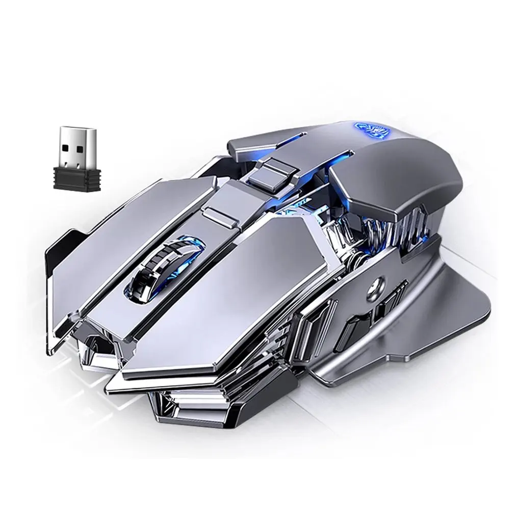 

Hot SC300 2.4G Wireless Mouse Rechargeable RGB Gaming Mouse Auto-sensing Smart Sleep Ergonomic Optics for MacOS Windows